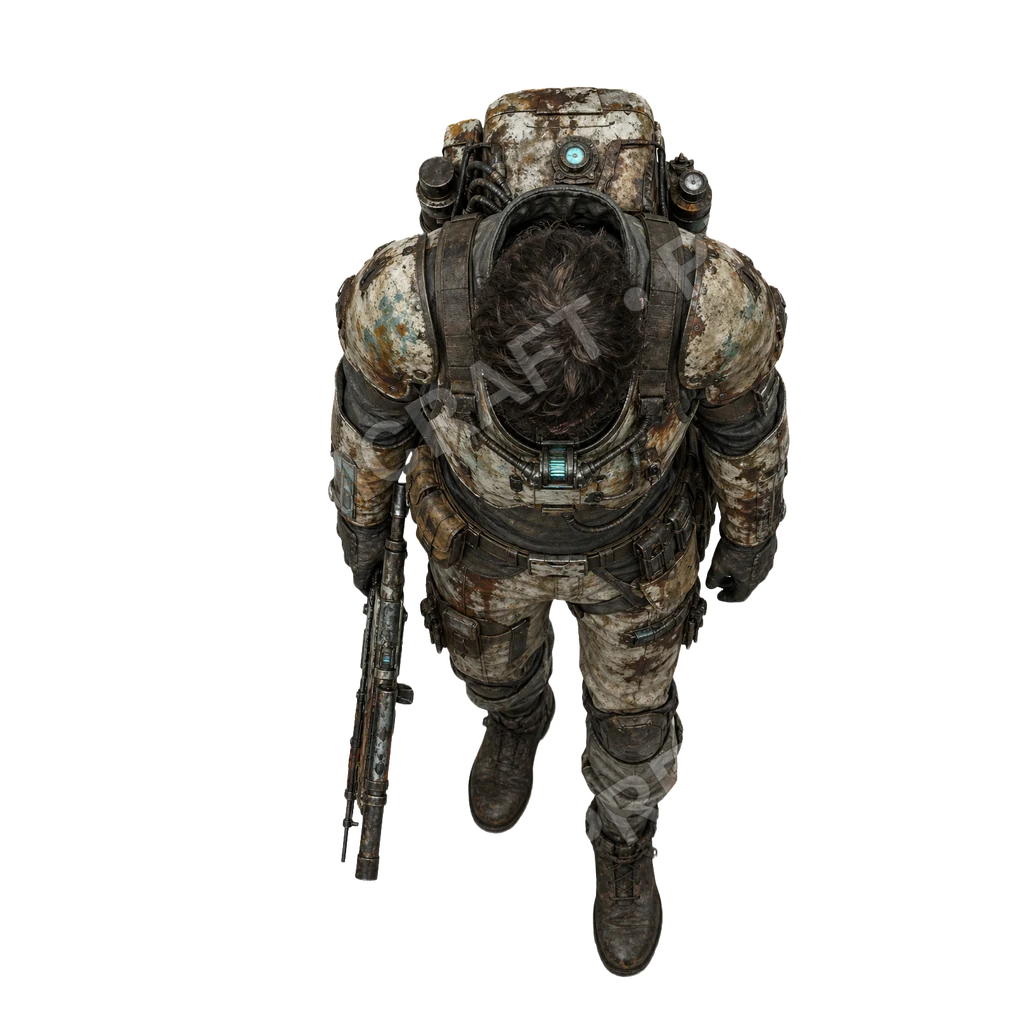 Wasteland Mercenaries Wasteland Mercenaries 31 top-down token preview