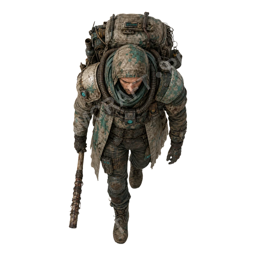 Wasteland Nomads Wasteland Nomads 34 top-down token preview