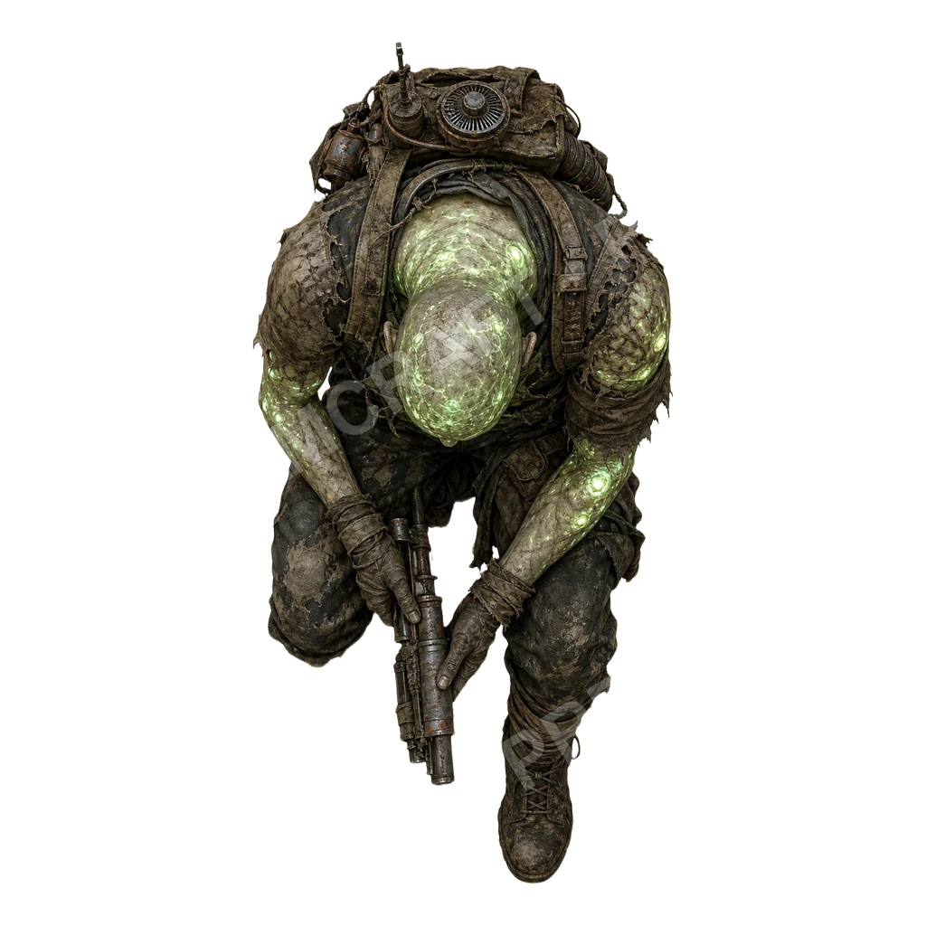 Humanoid Mutants Humanoid Mutants 05 top-down token preview