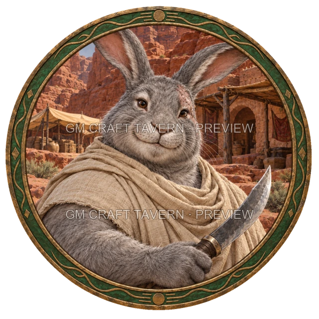 Varka Stonebrook - Barbarian top-down token preview
