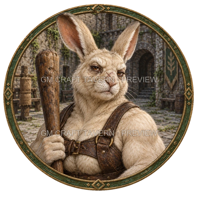 Urdan Stonebrook - Barbarian top-down token preview