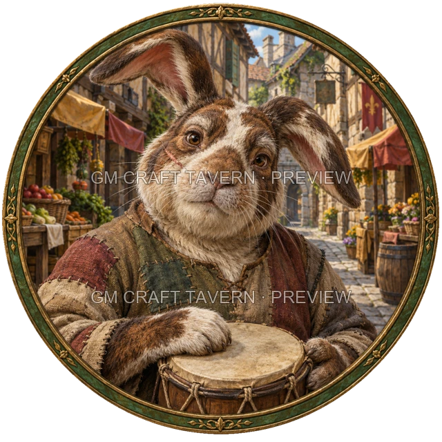Rabbitfolk Character Tokens product preview 6