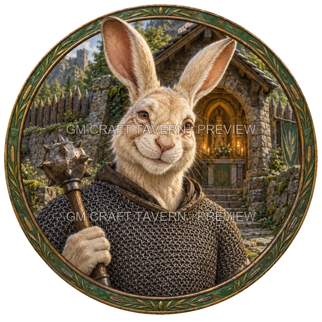 Varka Reedvale - Cleric top-down token preview
