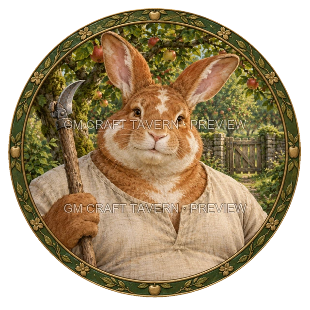Besha Reedvale - Druid top-down token preview
