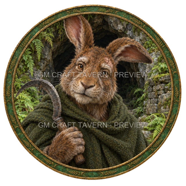 Rabbitfolk Character Tokens product preview 7