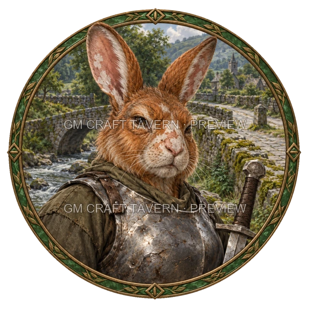 Urdan Ashfield - Fighter top-down token preview