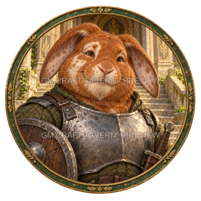 Rabbitfolk Character Tokens product preview 3