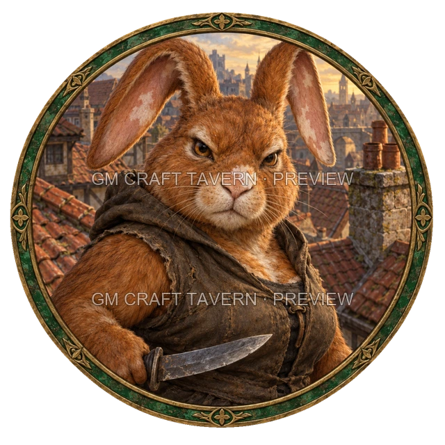Rabbitfolk Character Tokens product preview 5