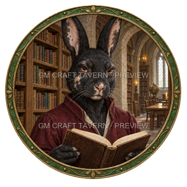 Durg Ironwell - Wizard top-down token preview