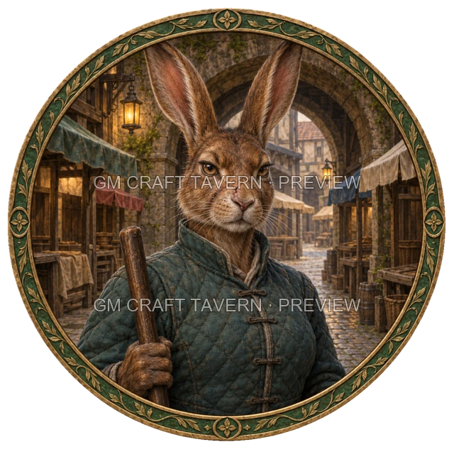 Durg Northbank - Guard top-down token preview