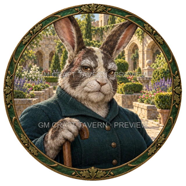 Urdan Oakbend - Noble top-down token preview