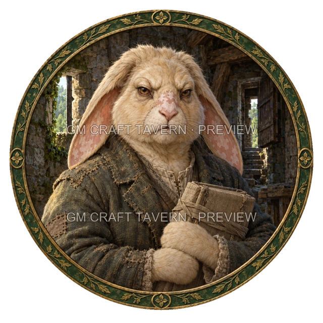 Durg Hillward - Outcast top-down token preview
