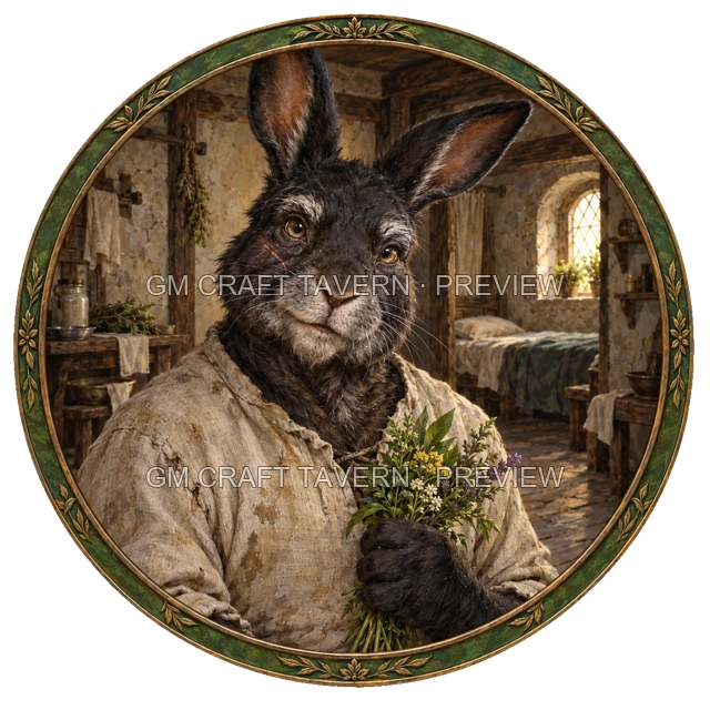 Morga Hillward - Outcast top-down token preview