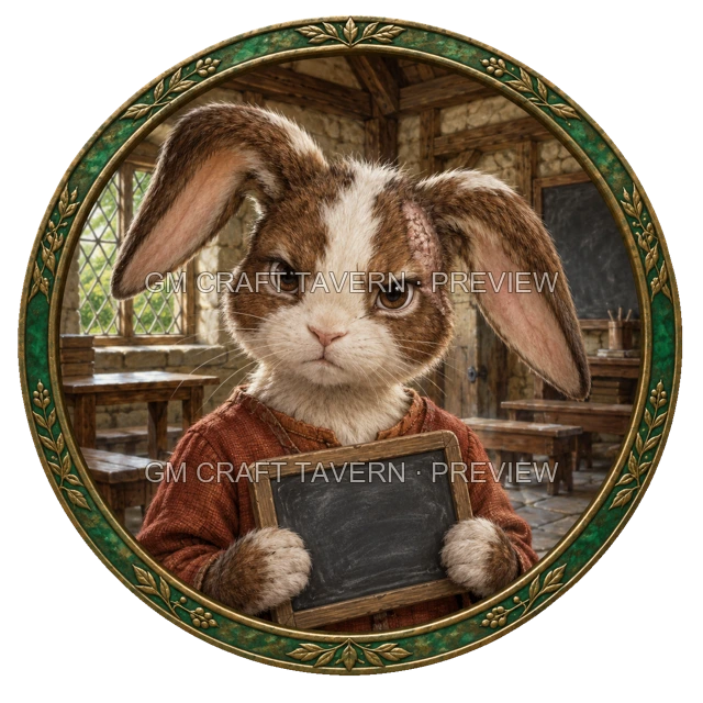 Grom Deepgrove - Villager top-down token preview