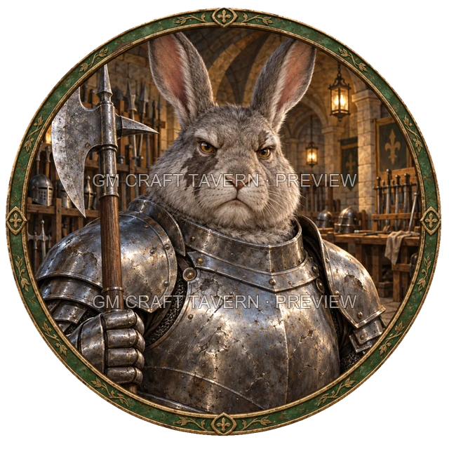 Varka Redcliff - Fighter top-down token preview