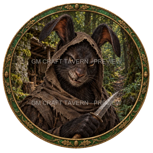 Highway Robber top-down token preview
