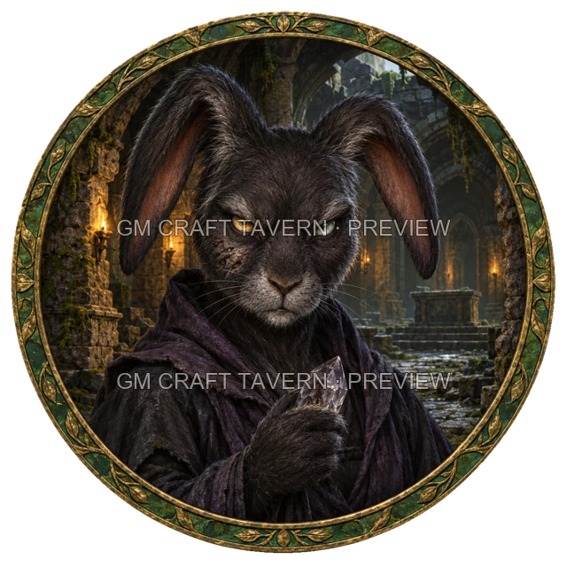 Evil Sorcerer top-down token preview