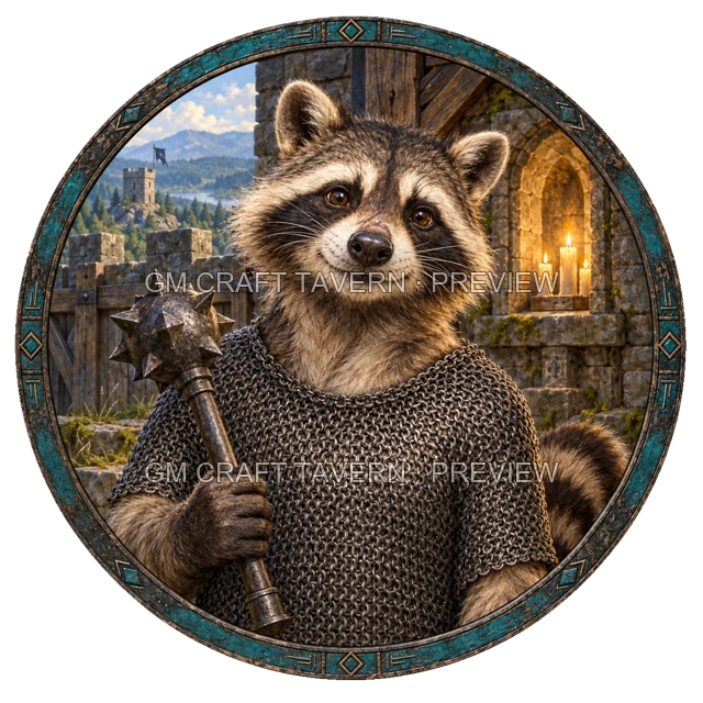 Varka Reedvale - Cleric top-down token preview