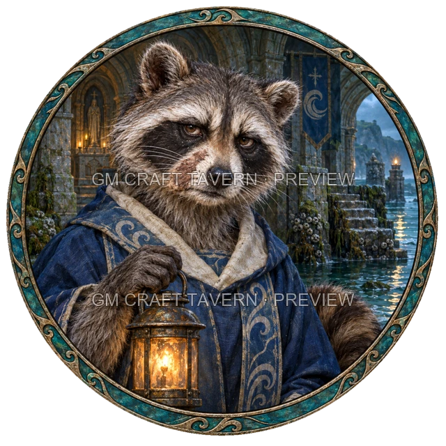 Raccoonfolk Character Tokens product preview 5