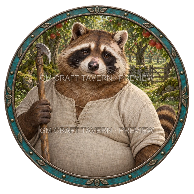 Besha Reedvale - Druid top-down token preview