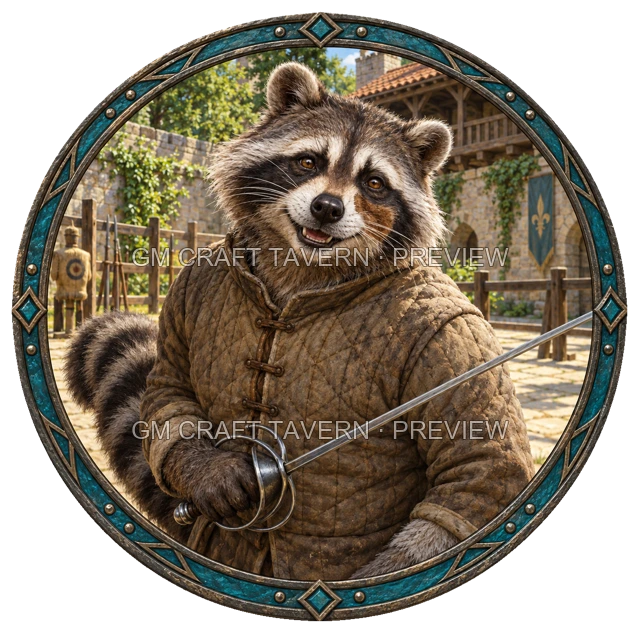 Varka Ashfield - Fighter top-down token preview