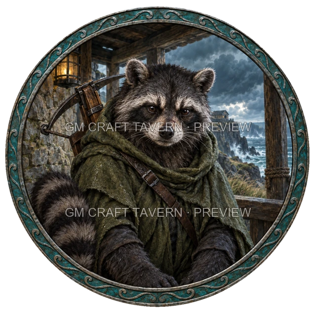 Durg Mossridge - Ranger top-down token preview