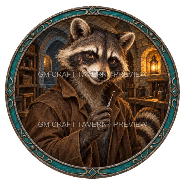 Varka Duskford - Rogue top-down token preview