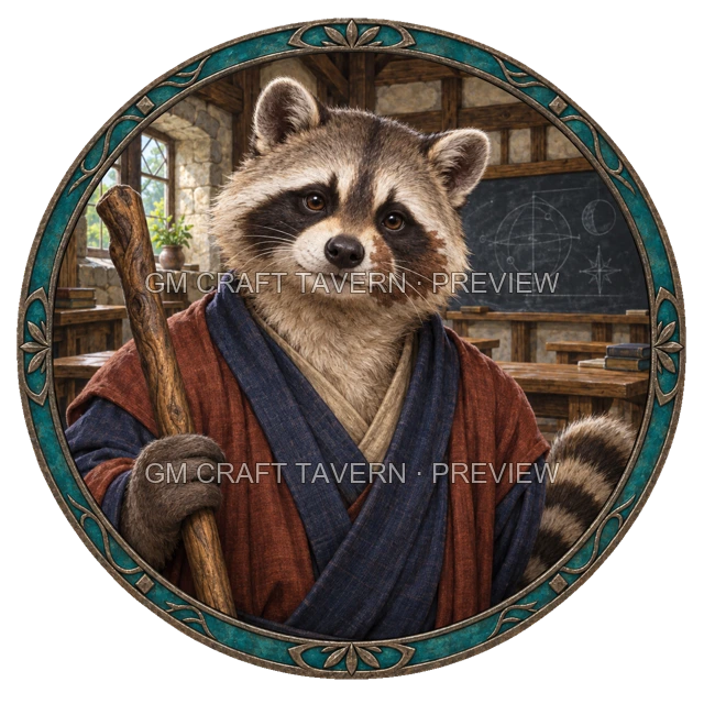 Raccoonfolk Character Tokens product preview 3