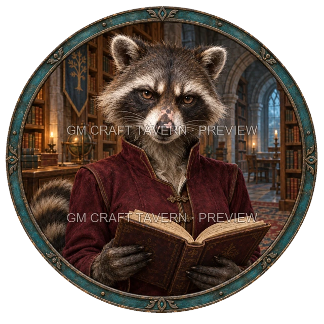 Durg Ironwell - Wizard top-down token preview