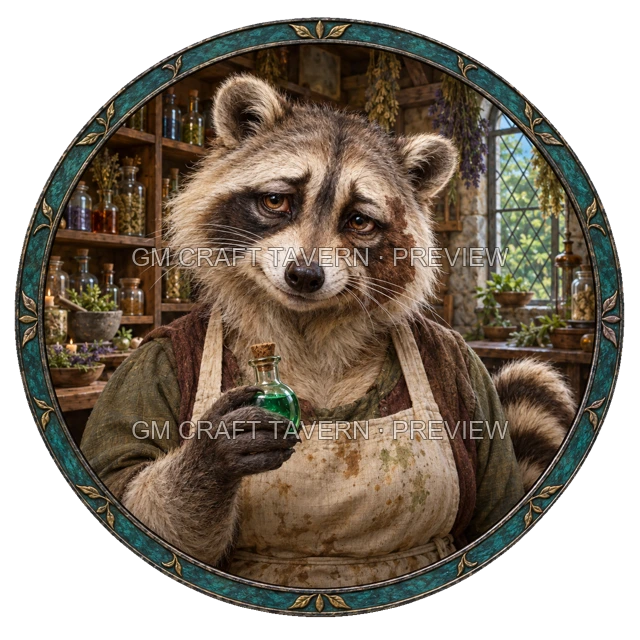 Urdan Birchhaven - Artificer top-down token preview