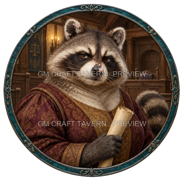 Grom Oakbend - Noble top-down token preview
