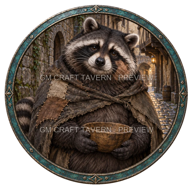 Besha Hillward - Outcast top-down token preview