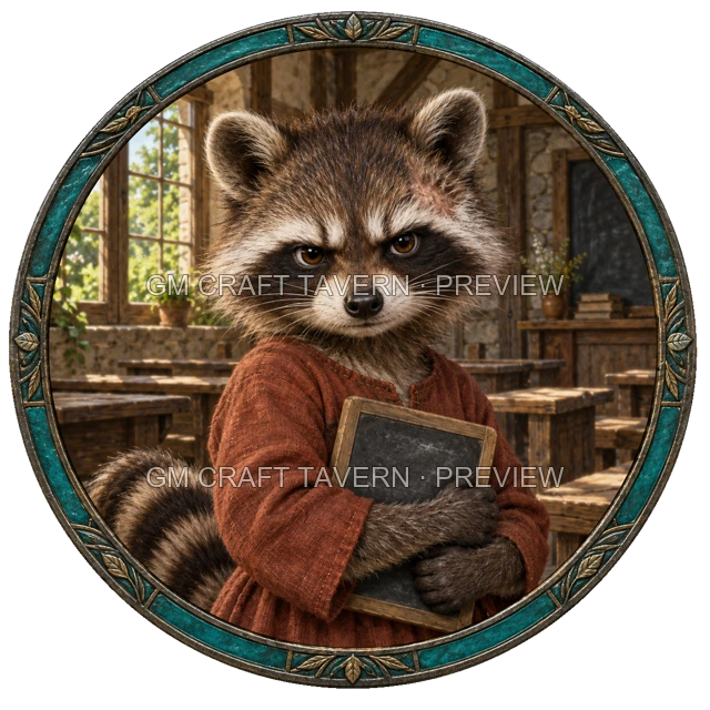 Grom Deepgrove - Villager top-down token preview