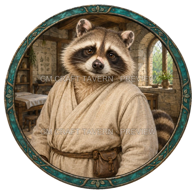 Besha Deepgrove - Healer top-down token preview