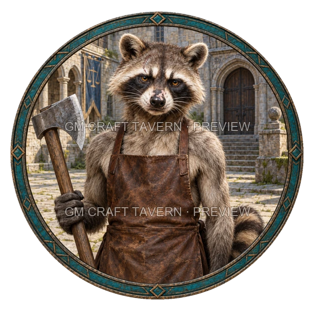 Varka Clearwell - Fighter top-down token preview