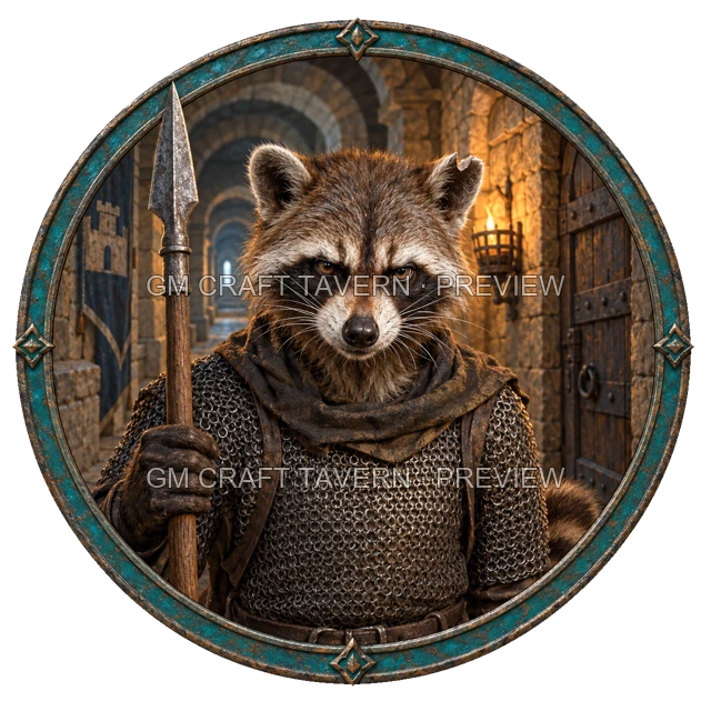 Enemy Spearman top-down token preview