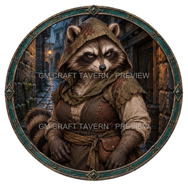 Thief top-down token preview