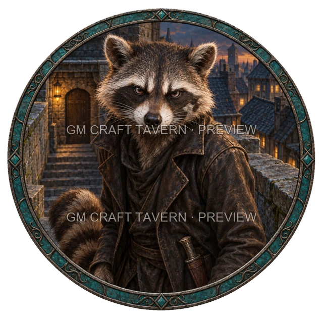 Assassin top-down token preview