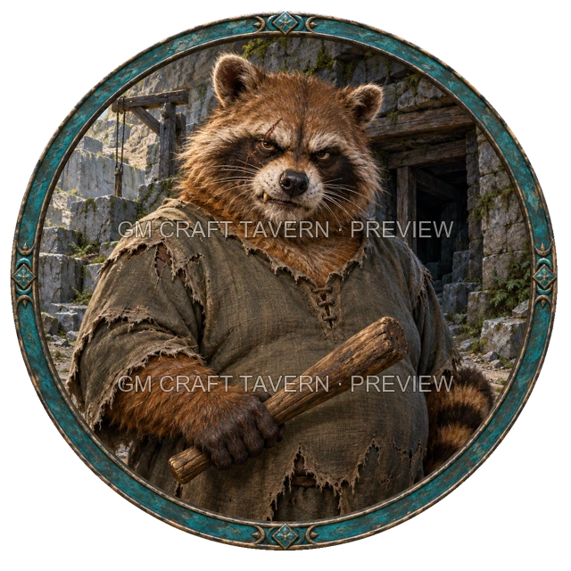 Prison Escapee top-down token preview