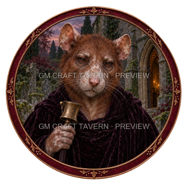 Aperçu du token vu du dessus de Durg Stonebrook - Barde