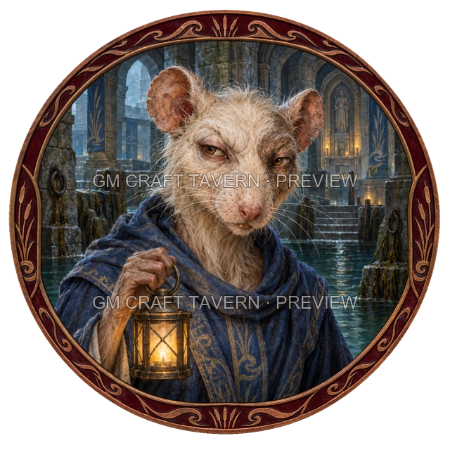 Aperçu du produit Tokens de personnages ratfolk 2