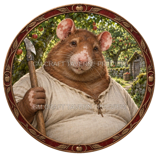Aperçu du token vu du dessus de Besha Reedvale - Druide