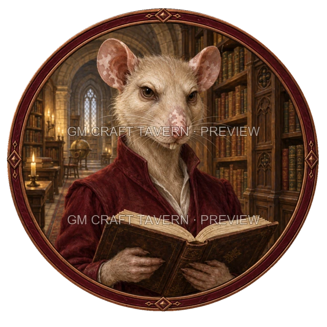 Aperçu du produit Tokens de personnages ratfolk 7