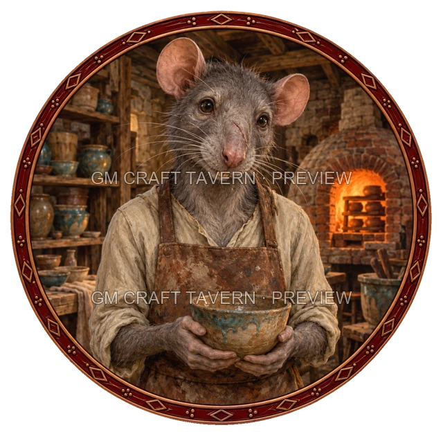 Besha Oakbend - aperçu de token d’artisan vu du dessus