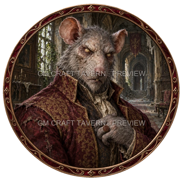Aperçu du token vu du dessus Noble mort-vivant