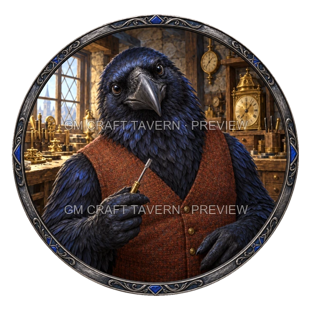 Aperçu du produit Tokens de personnages gens-corbeaux 7