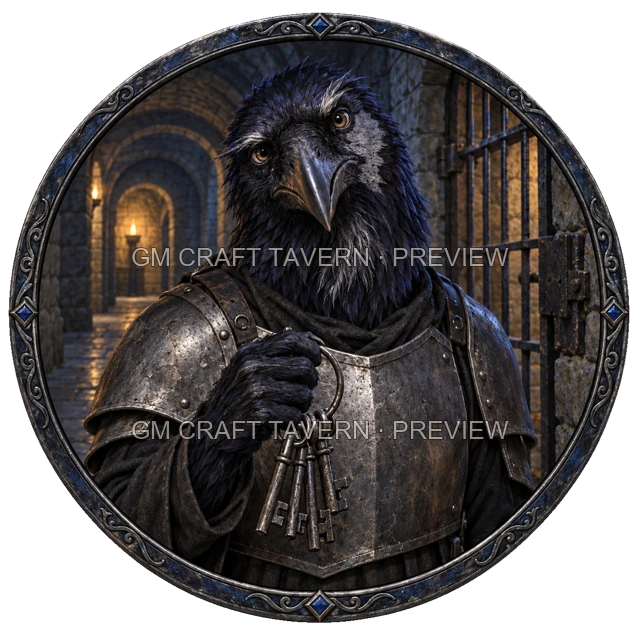 Morga Northbank - aperçu de token de garde vu du dessus