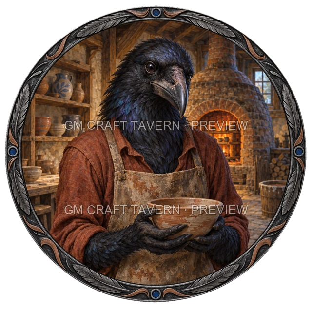 Besha Oakbend - aperçu de token d’artisan vu du dessus