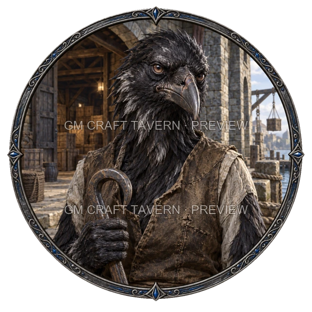 Urdan Hillward - aperçu de token de marin vu du dessus