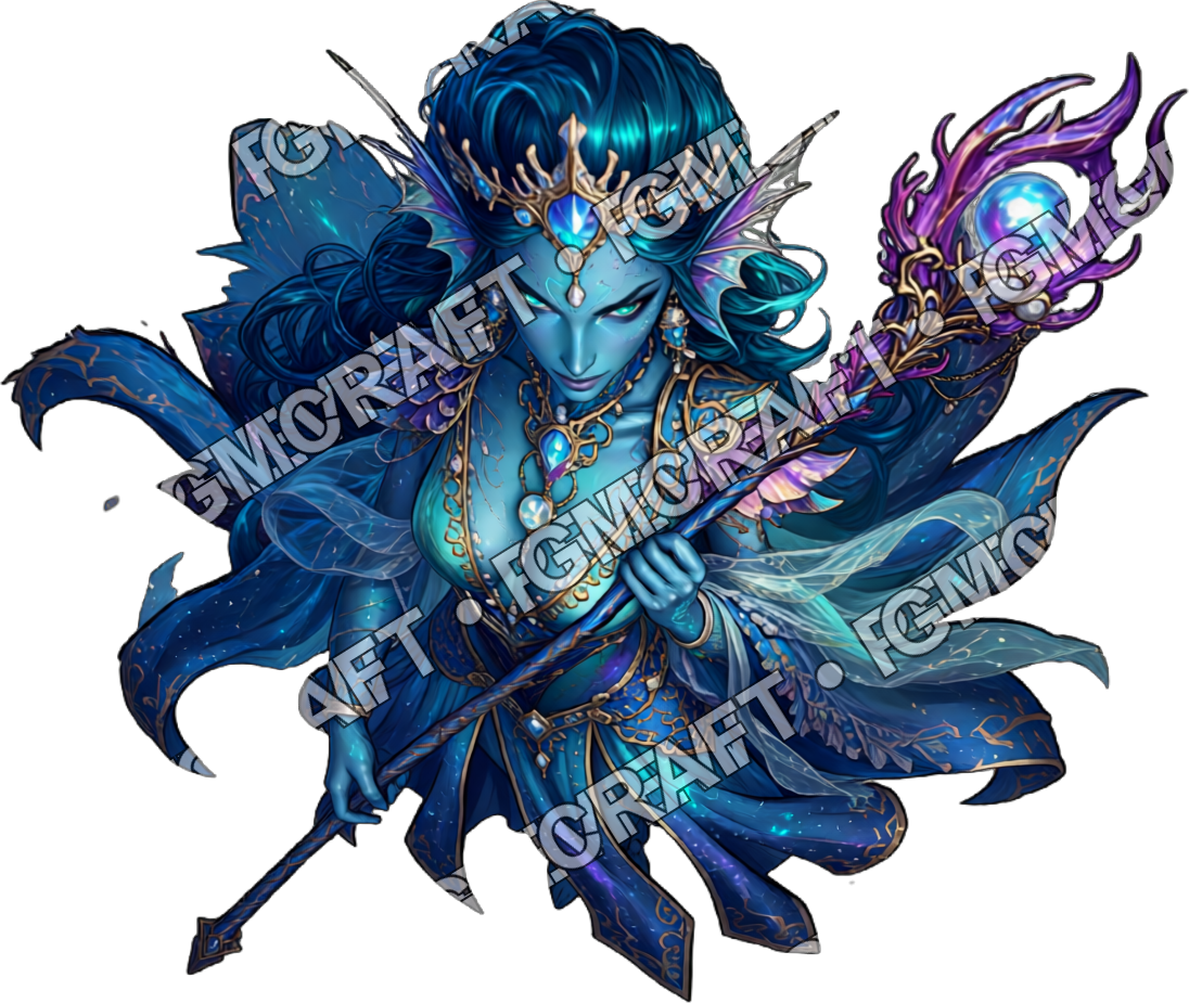 Rpgbot Merfolk Reef Warlock Topdown Fixed top-down token preview
